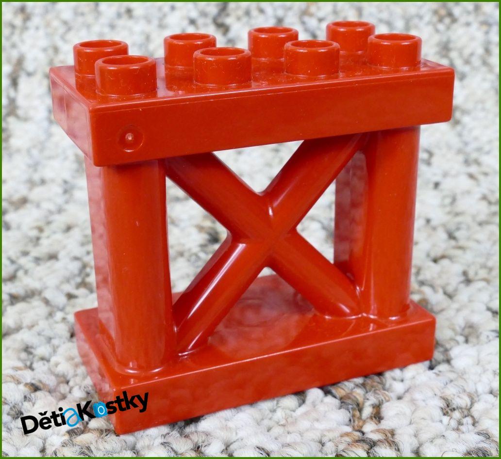 Lego® Duplo® Podstavec / Nosník Červený Křížový