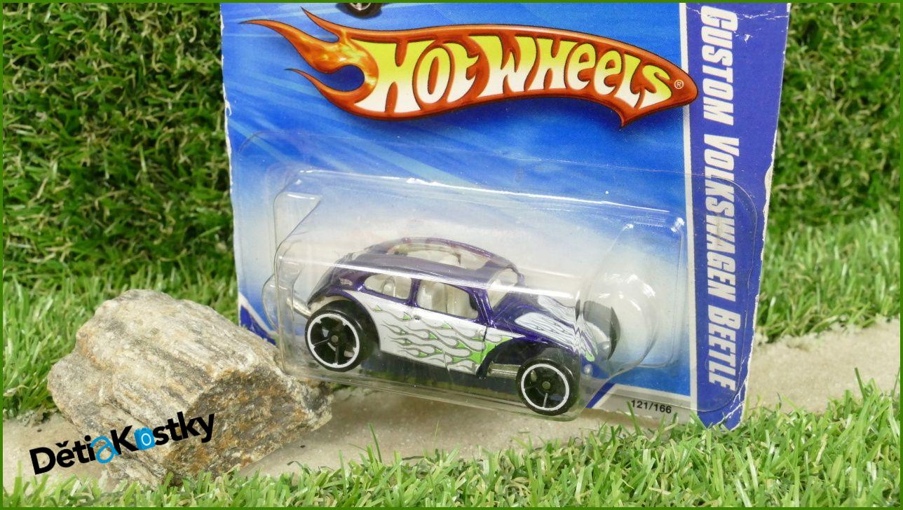 Angličák Model Autíčka Hot Wheels Autíčko Custom Volkswagen Beetle (HEAT FLEET)