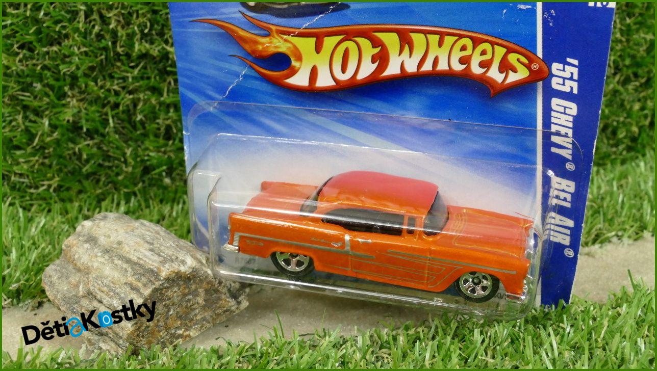 Angličák Model Autíčka Hot Wheels Autíčko '55 Chevy Bel Air (HOT AUCTION)