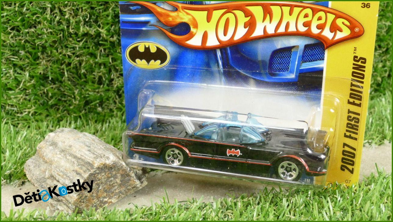 Angličák Model Autíčka Hot Wheels Autíčko TV Batmobile (2007 FIRST EDITIONS)