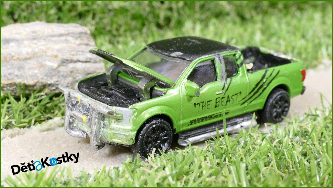 Kovový Model Autíčko Majorette Ford F-150 - horší povrch