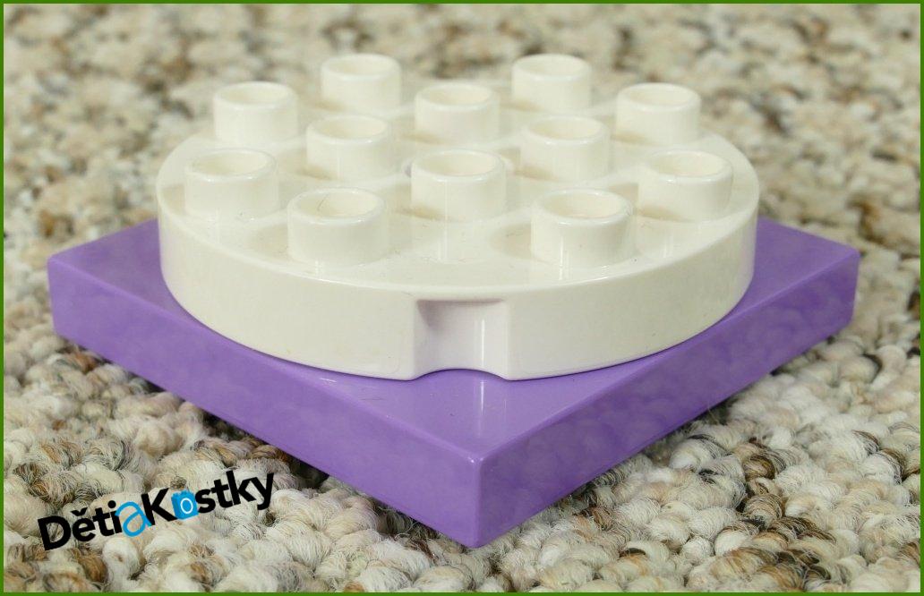 Lego® Duplo® Otočná Část Velká Fialová-Bílá