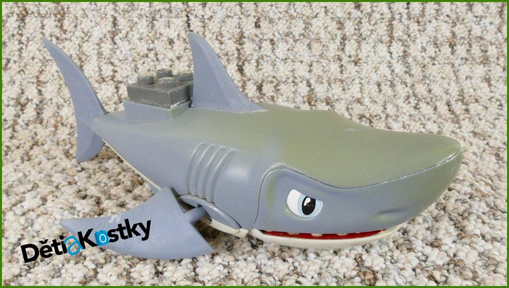 Lego Duplo žralok - zabarvený