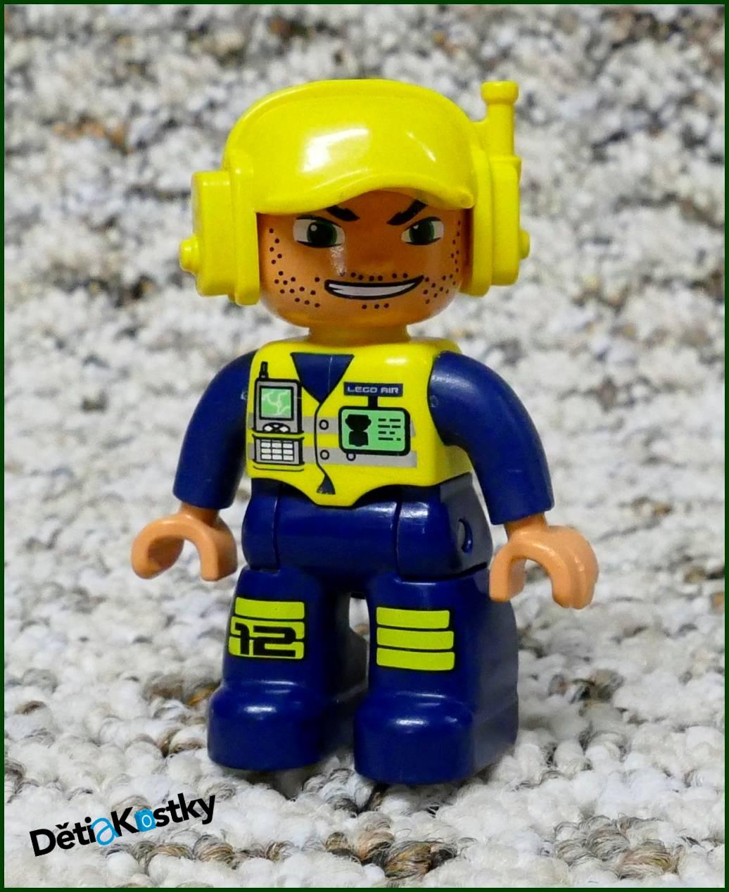 Lego® Duplo® Figurka Pilot Vrtulníku Modro/Žlutý