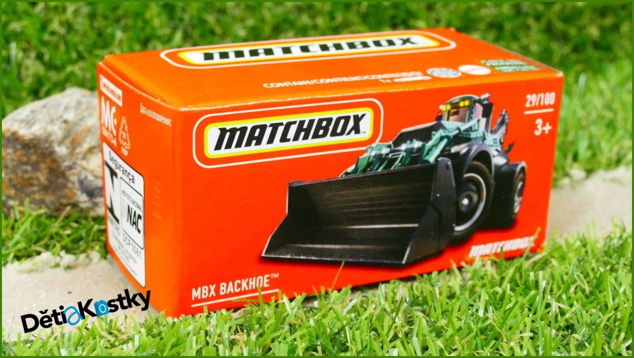Angličák Autíčko Matchbox MBX Backhoe v Krabičce