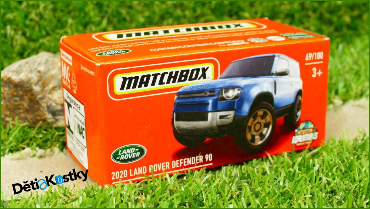 Angličák Autíčko Matchbox 2020 Land Rover Defender 90 v Krabičce