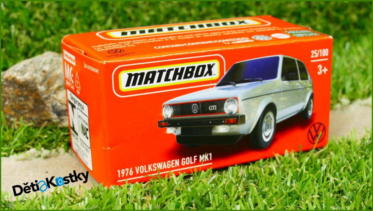 Angličák Autíčko Matchbox 1976 Volkswagen Golf MK1 v Krabičce