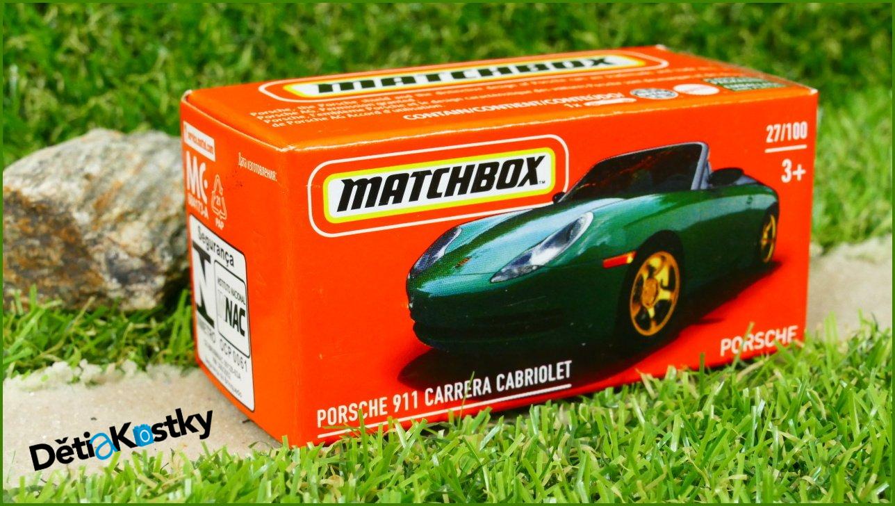 Angličák Autíčko Matchbox Porsche 911 Carrera Cabriolet v Krabičce