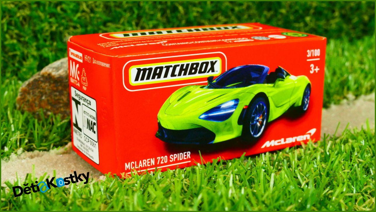 Angličák Autíčko Matchbox McLaren 720 Spider v Krabičce