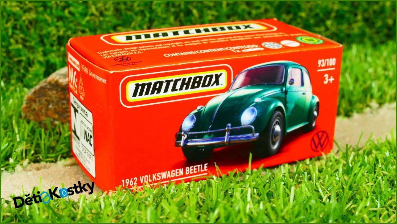 Angličák Autíčko Matchbox 1962 Volkswagen Beetle v Krabičce