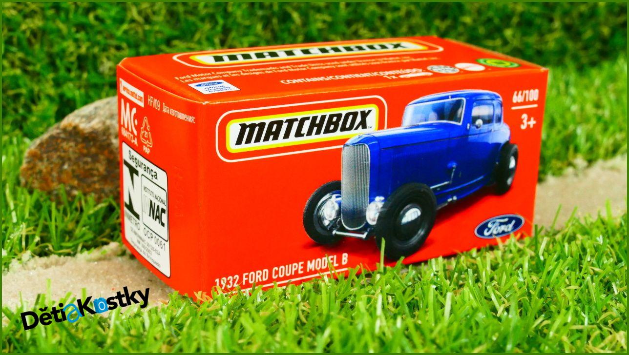 Angličák Autíčko Matchbox 1932 Ford Coupe Model B v Krabičce