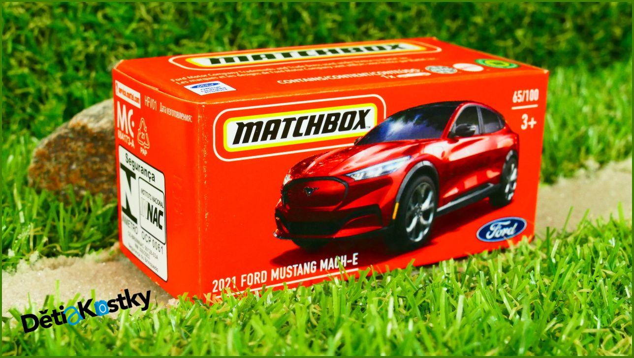 Angličák Autíčko Matchbox 2021 Ford Mustang Mach-E v Krabičce