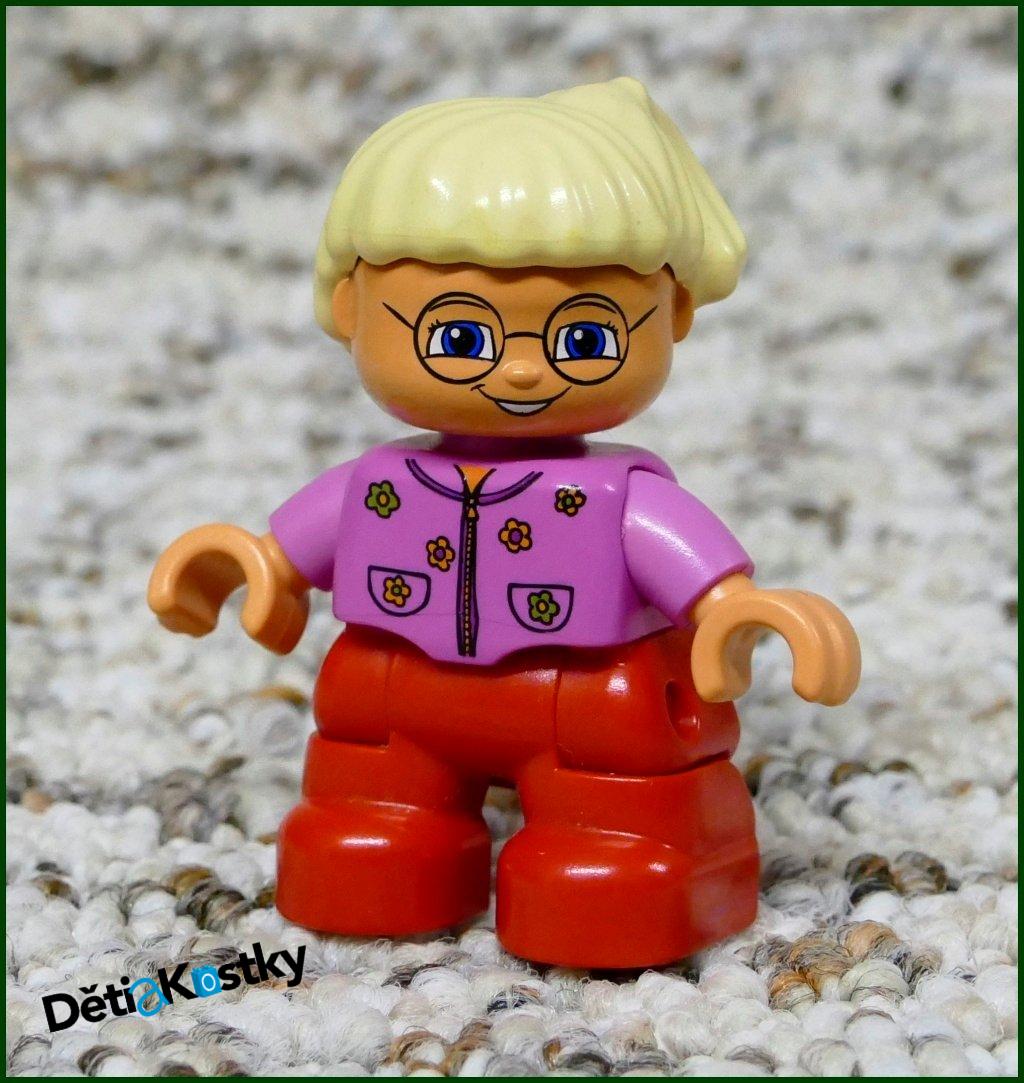 Lego® Duplo® Figurka Holčička s Brýlemi