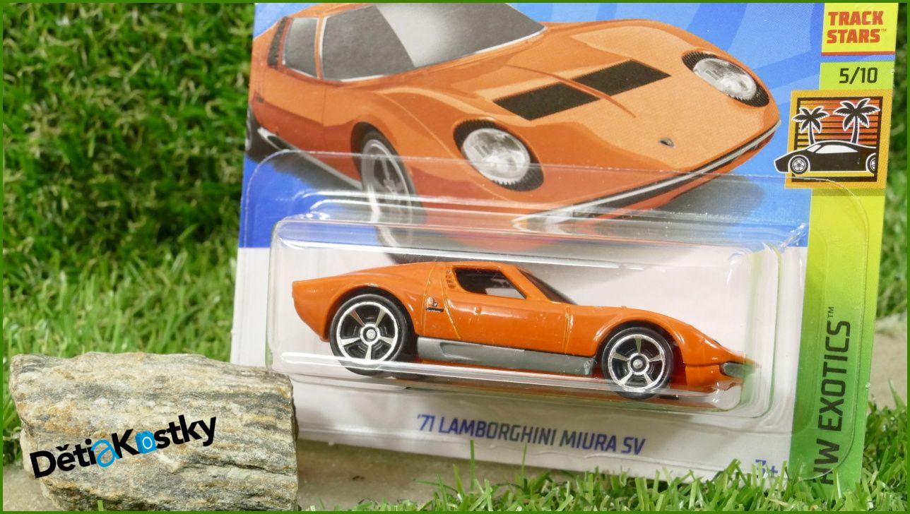 Angličák Model Autíčka Hot Wheels Autíčko ´71 Lamborghini Miura SV (HW EXOTICS)