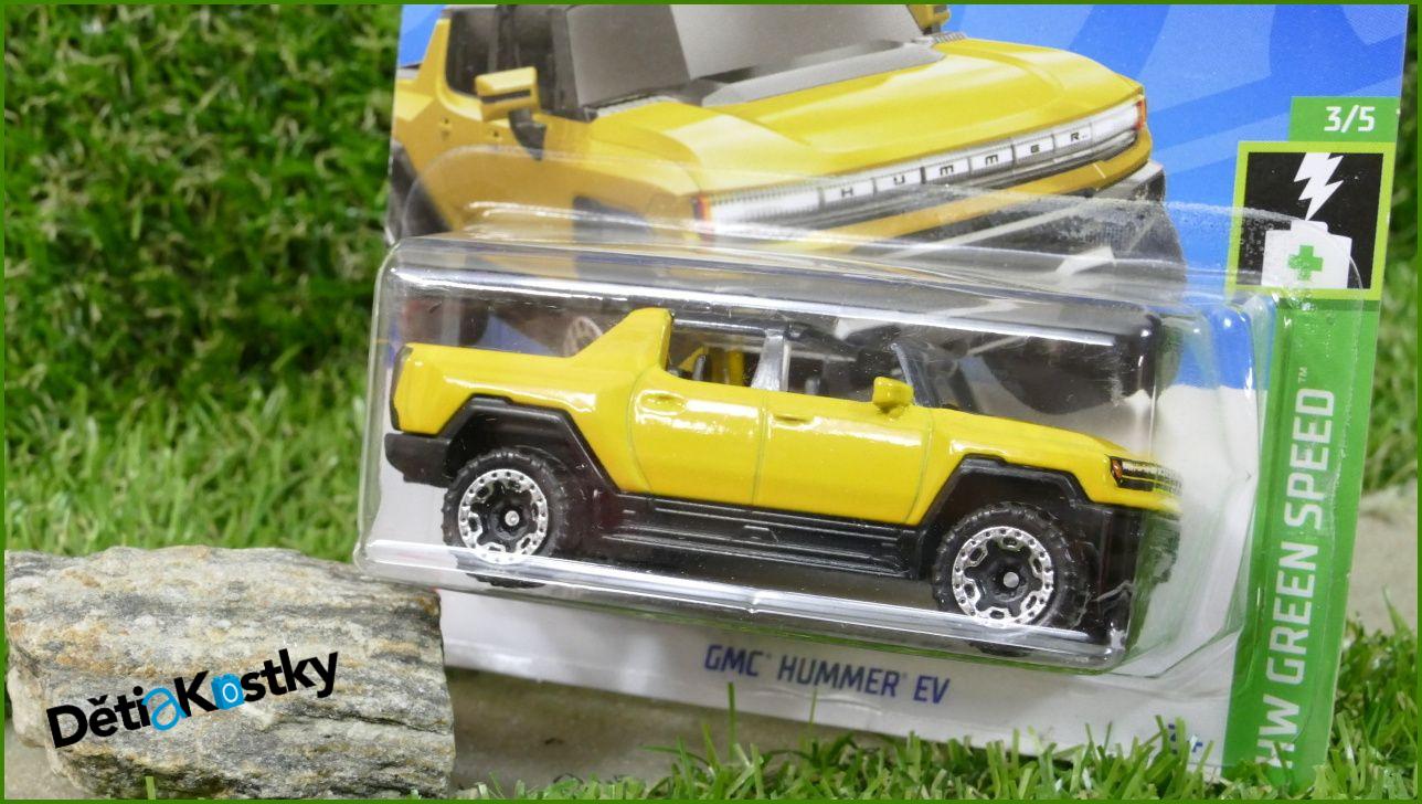 Angličák Model Autíčka Hot Wheels Autíčko GMC Hummer EV (HW GREEN SPEED)
