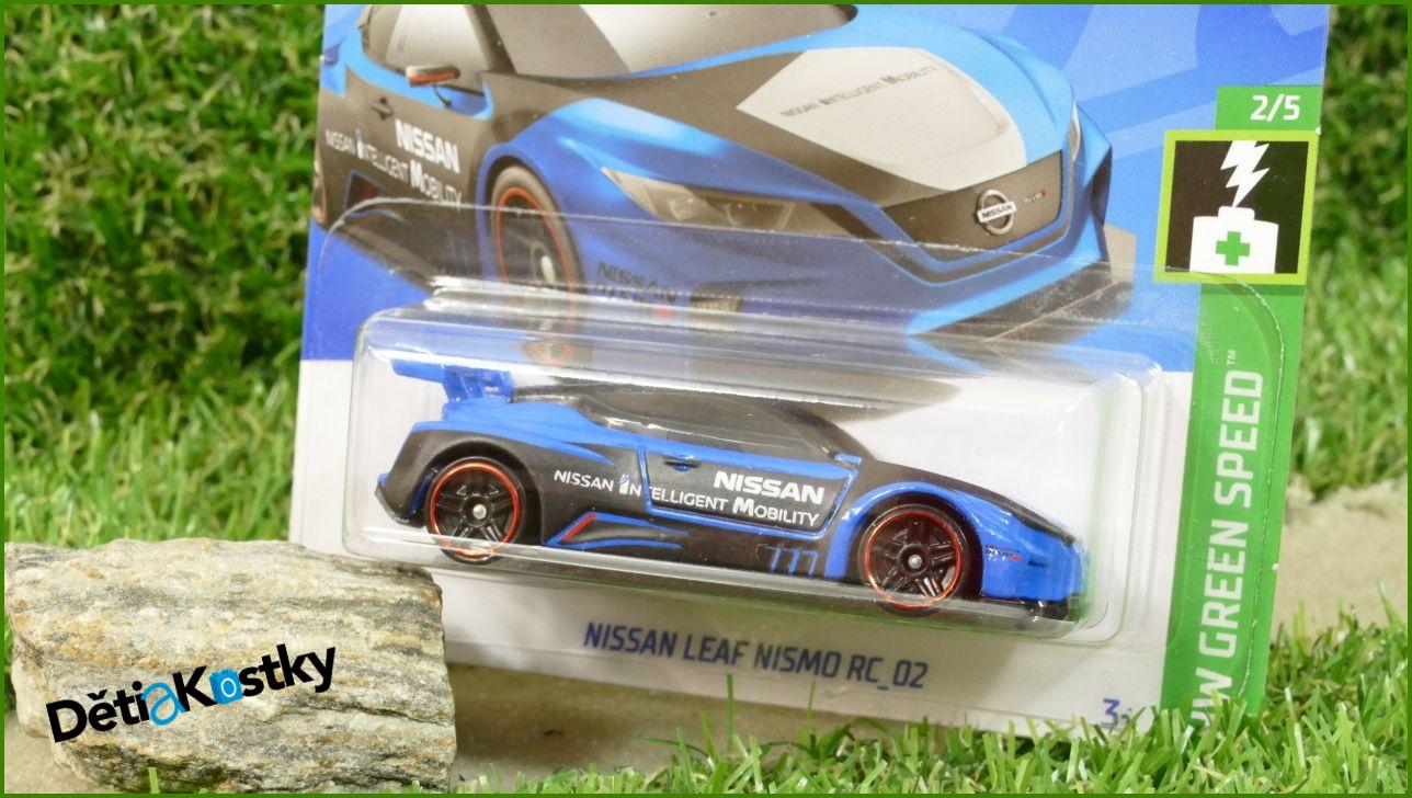 Angličák Model Autíčka Hot Wheels Autíčko Nissan Leaf Nismo RC_02 (HW GREEN SPEED)