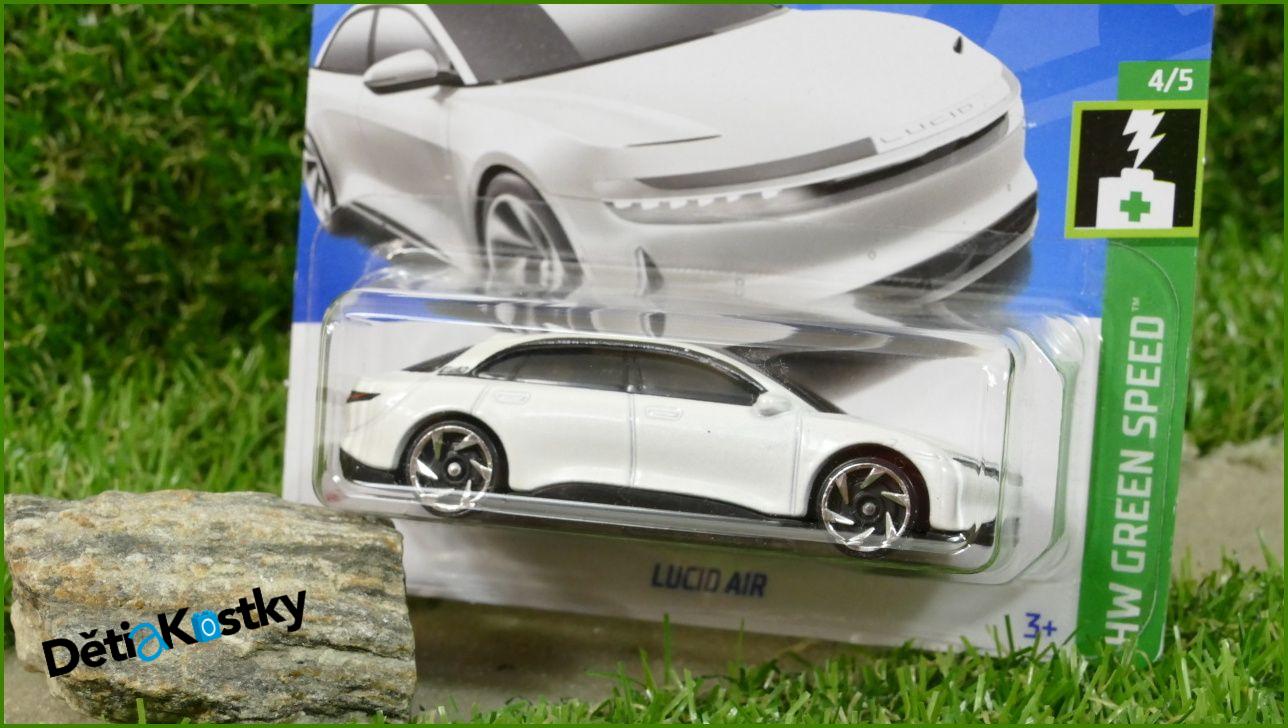 Angličák Model Autíčka Hot Wheels Autíčko Lucid Air (HW GREEN SPEED)