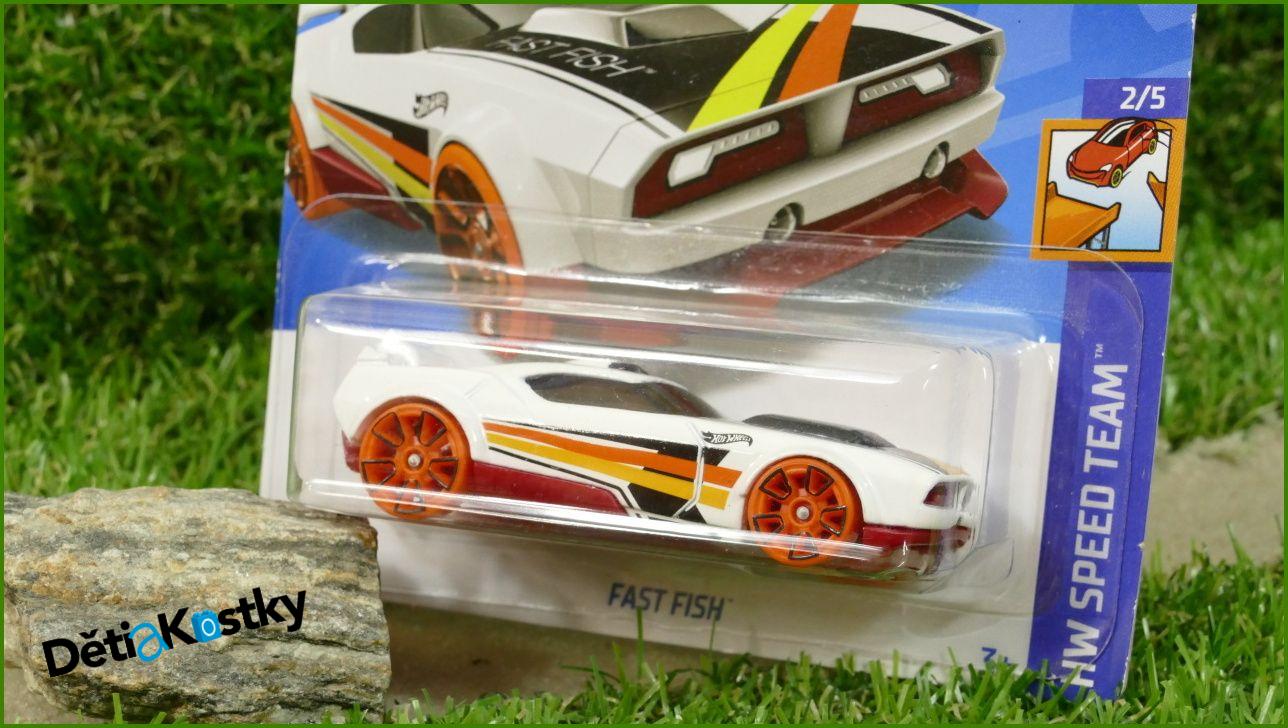 Angličák Model Autíčka Hot Wheels Autíčko Fast Fish (HW SPEED TEAM)