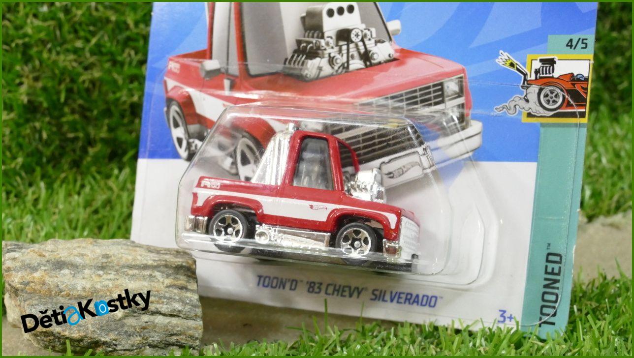 Angličák Model Autíčka Hot Wheels Autíčko Toon´d 83 Chevy Silverado (TOONED)