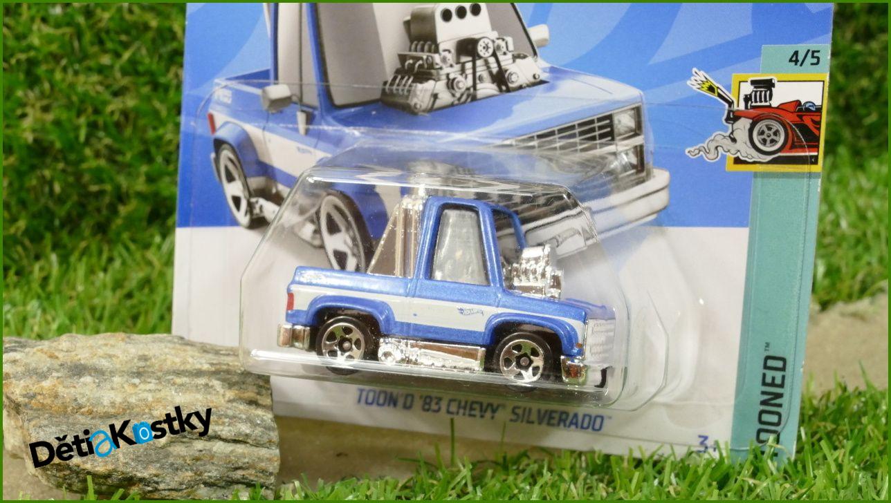 Angličák Model Autíčka Hot Wheels Autíčko Toon´d 83 Chevy Silverado (TOONED)