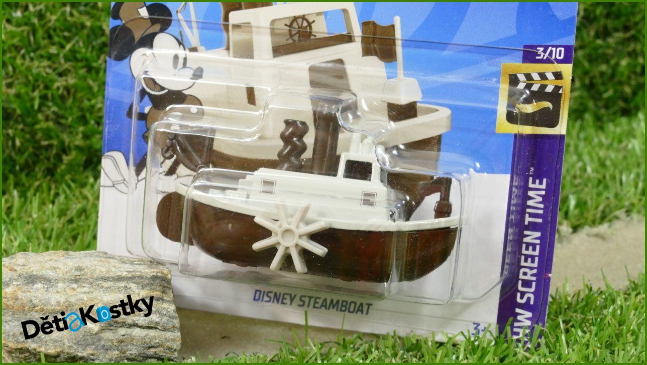 Angličák Model Autíčka Hot Wheels Autíčko Disney Steamboat (HW SCREEN TIME)