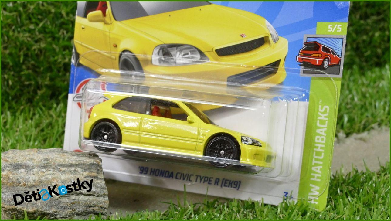 Angličák Model Autíčka Hot Wheels Autíčko ´99 Honda Civic Type R ´(EK9) (HW HATCHBACKS)