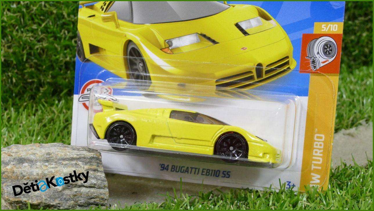 Angličák Model Autíčka Hot Wheels Autíčko ´94 Bugatti EB110 SS (HW TURBO)