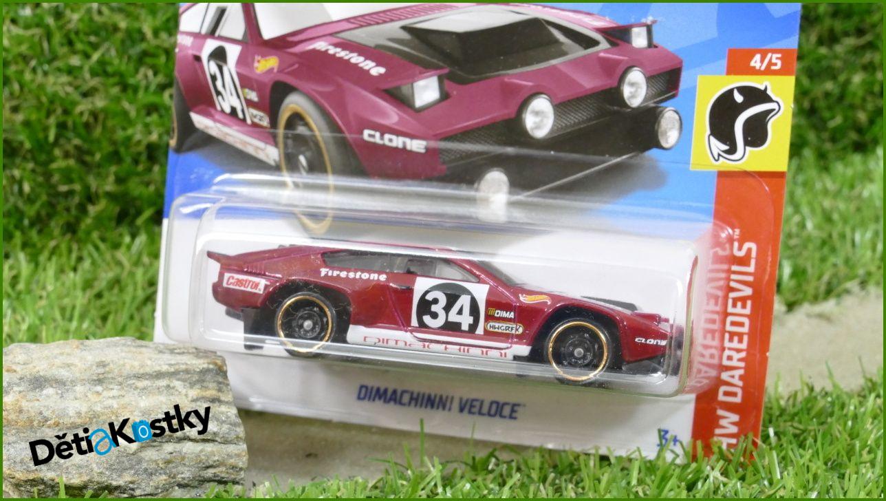 Angličák Model Autíčka Hot Wheels Autíčko Dimachinni Veloce (HW DAREDEVILS)