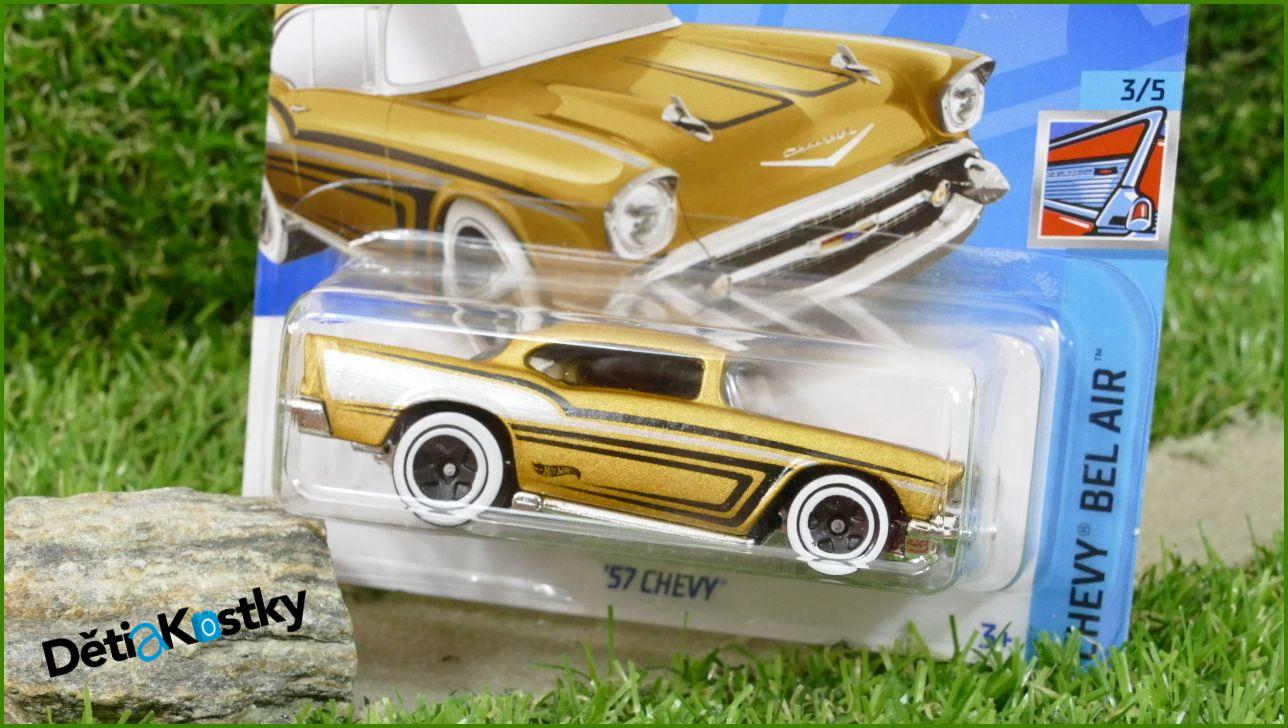 Angličák Model Autíčka Hot Wheels Autíčko ´57 Chevy (CHEVY BEL AIR)
