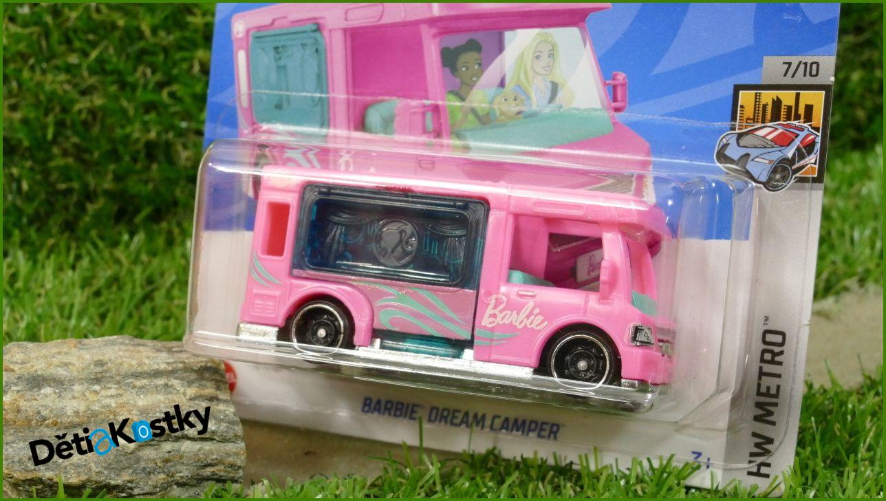 Angličák Model Autíčka Hot Wheels Autíčko Barbie Dream Camper (HW METRO)