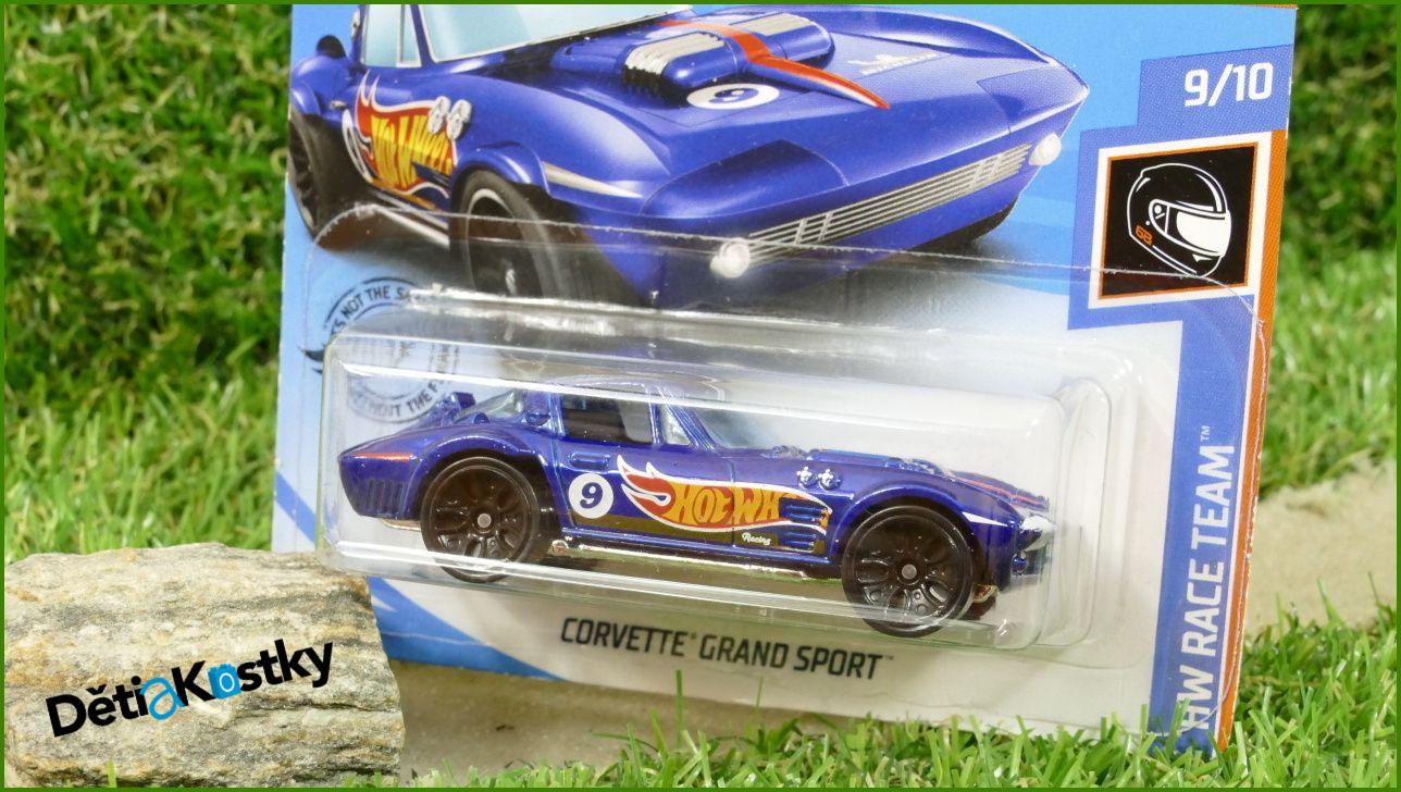 Angličák Model Autíčka Hot Wheels Autíčko Corvette Grand Sport (HW RACE TEAM)