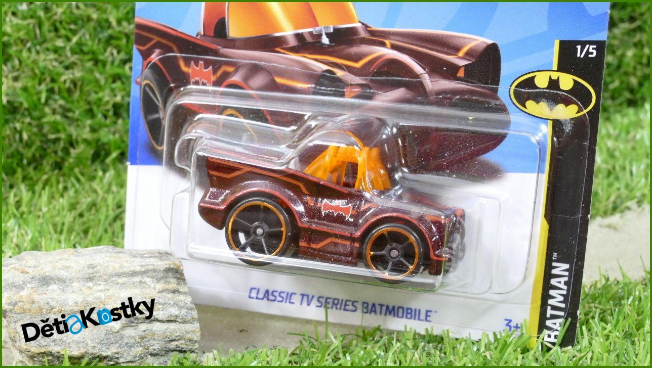 Angličák Model Autíčka Hot Wheels Autíčko Classic TV Series Batmobile (BATMAN)