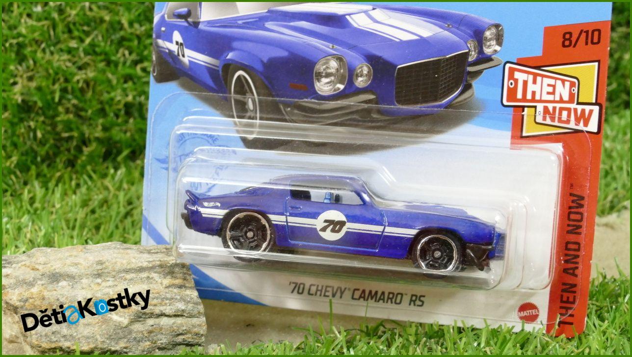 Angličák Model Autíčka Hot Wheels Autíčko ´70 Chevy Camaro RS (THEN AND NOW)