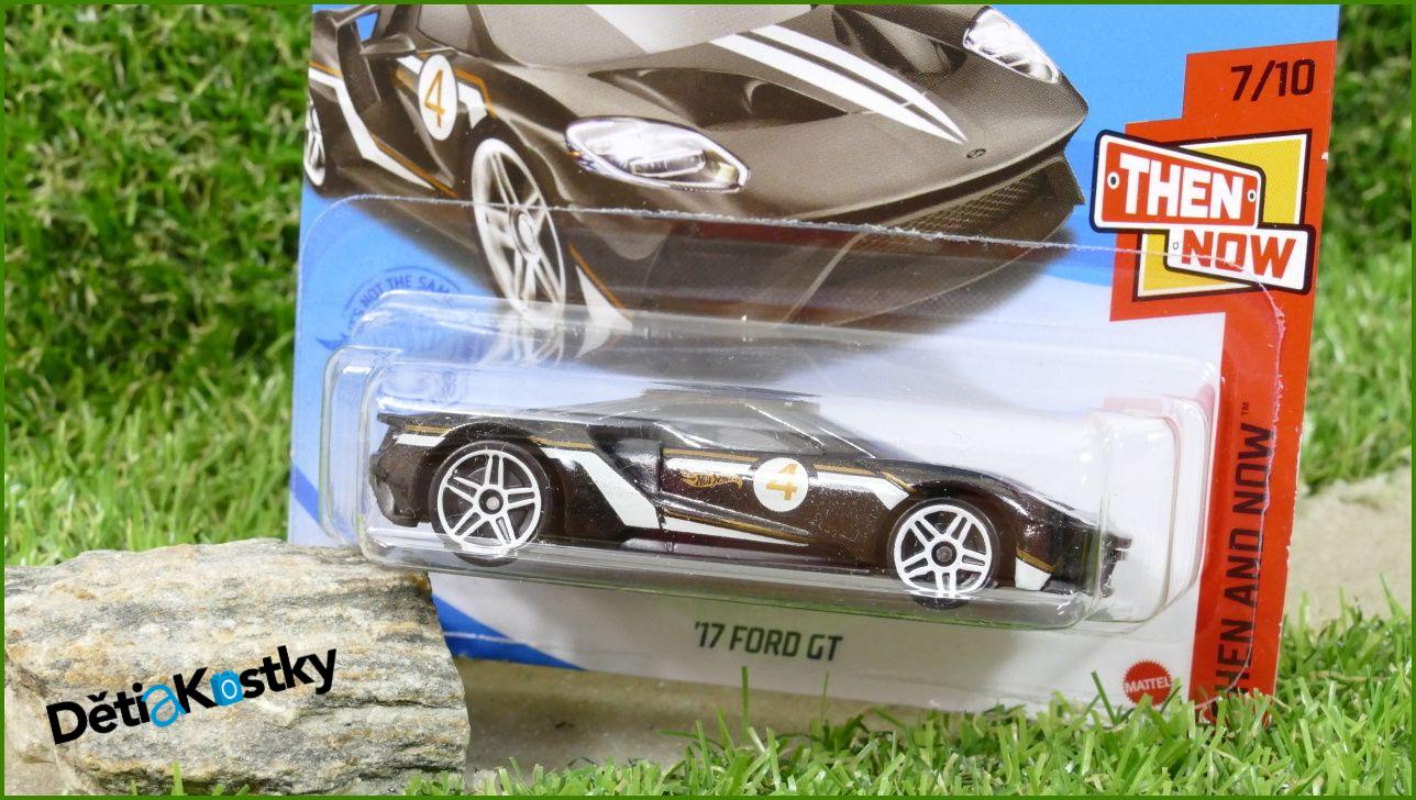 Angličák Model Autíčka Hot Wheels Autíčko ´17 Ford GT-40 (THEN AND NOW)