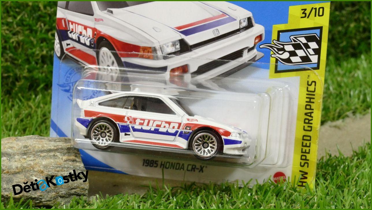 Angličák Model Autíčka Hot Wheels Autíčko 1985 Honda CR-X (HW SPEED GRAPHICS)
