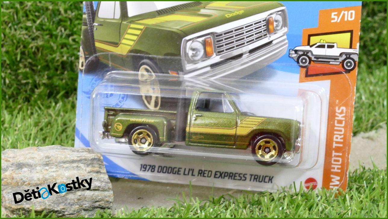 Angličák Model Autíčka Hot Wheels Autíčko 1978 Dodge Li´l Red Express Truck (HW HOT TRUCKS)