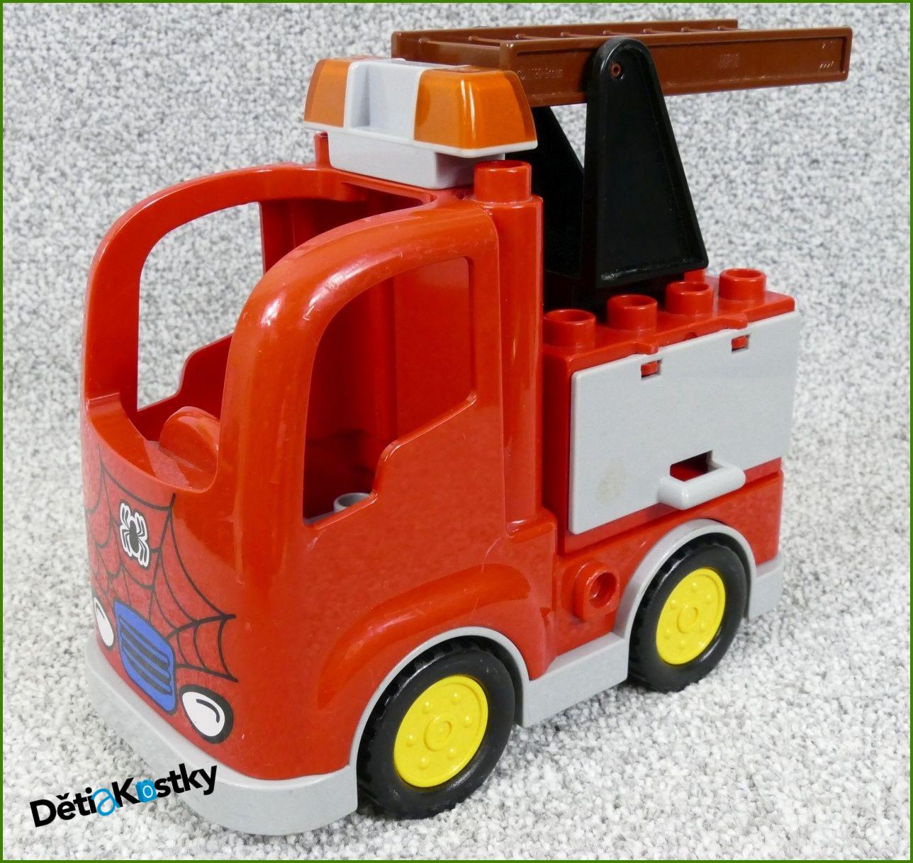 Lego® Duplo® Hasičské Auto se Žebříkem a Majáčkem