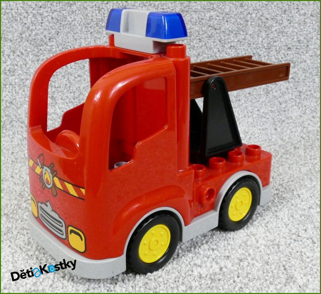 Lego® Duplo® Hasičské Auto se Žebříkem a Majáčkem