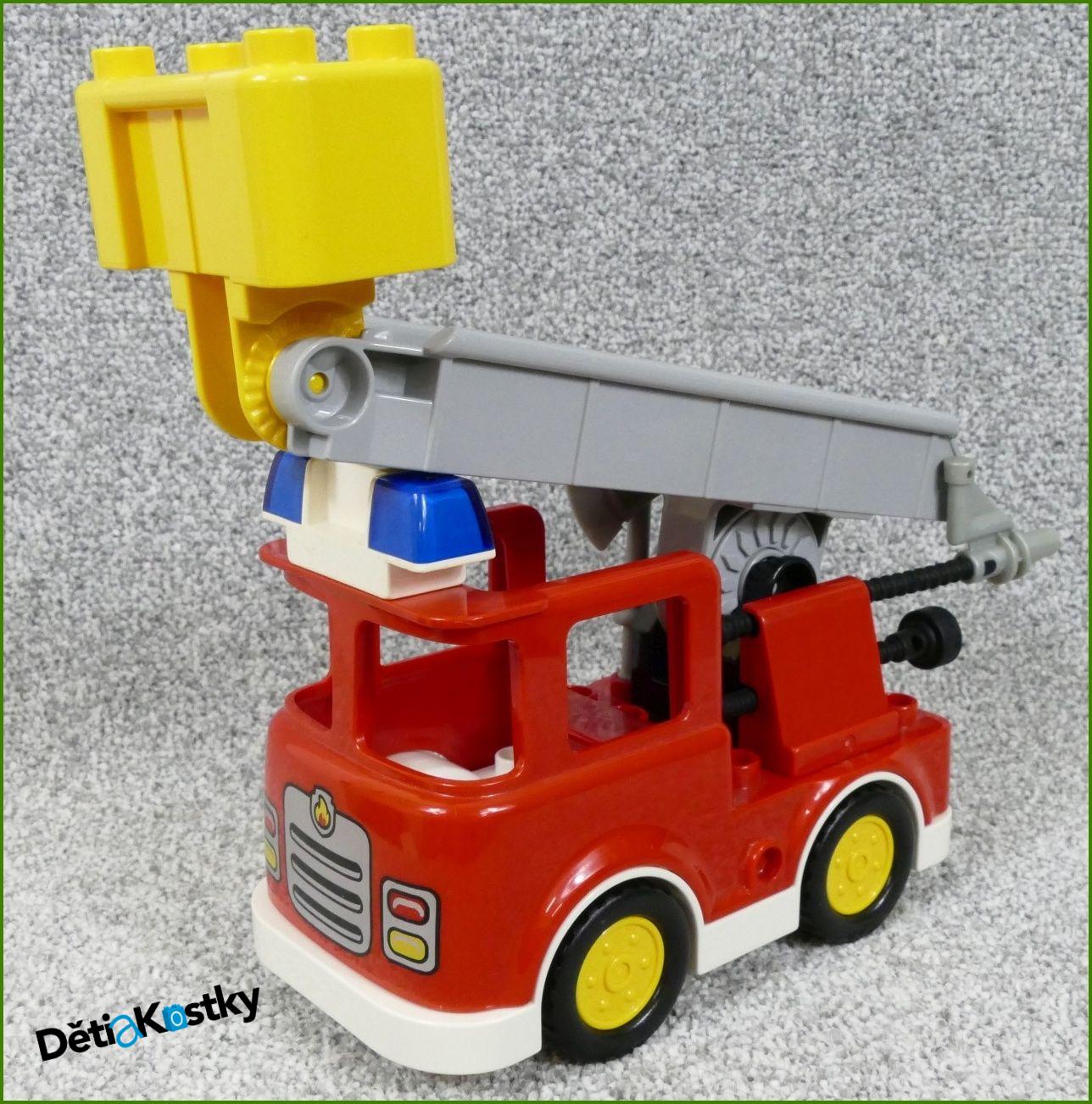 Lego® Duplo® Hasičské Auto se Žebříkem a Majáčkem