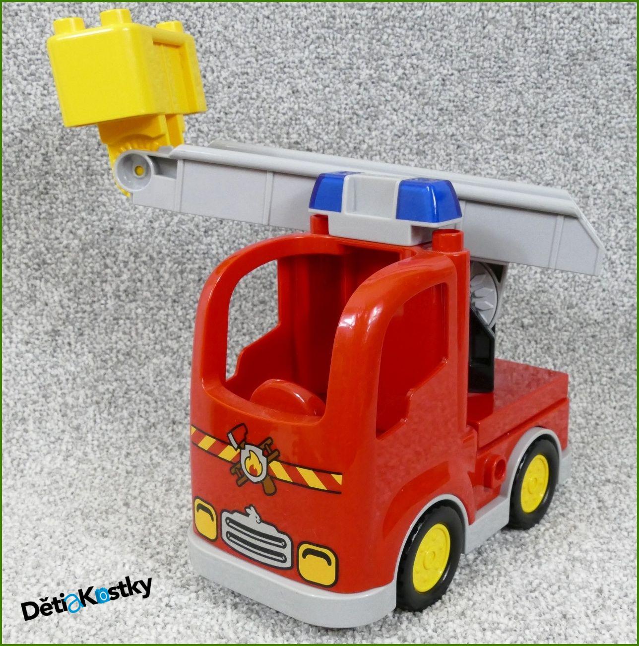 Lego® Duplo® Hasičské Auto se Žebříkem a Majáčkem