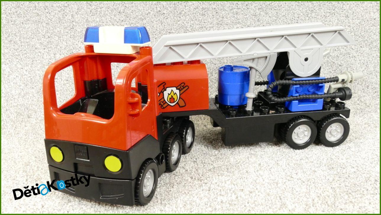 Lego® Duplo® Hasičské Auto se Žebříkem a Majáčkem