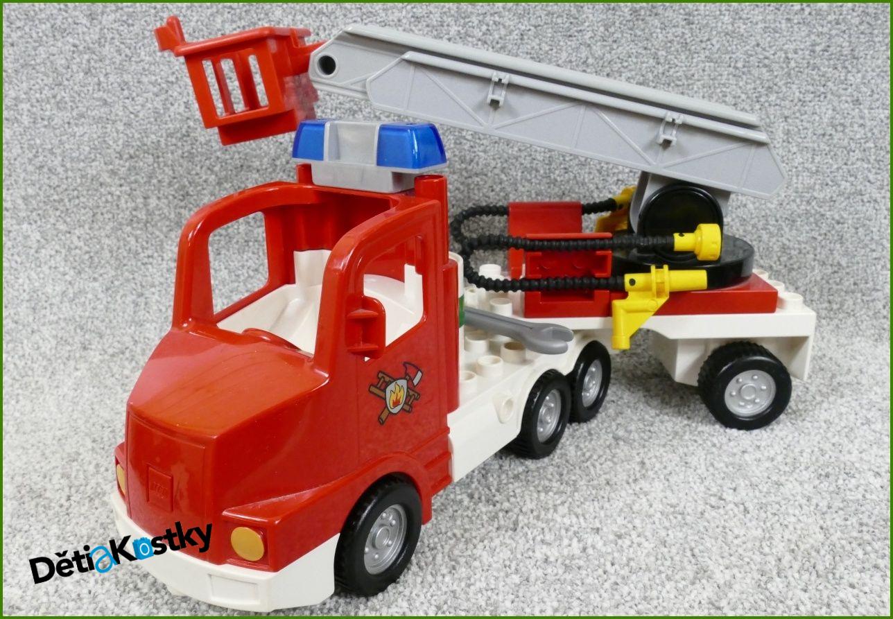 Lego® Duplo® Hasičské Auto se Žebříkem a Majáčkem