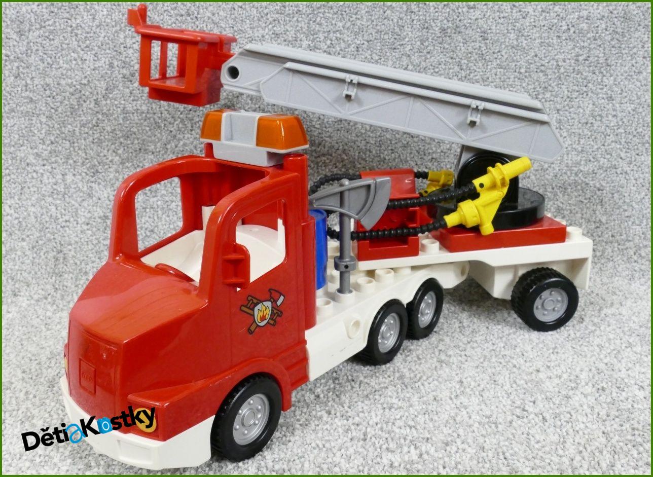 Lego® Duplo® Hasičské Auto se Žebříkem a Majáčkem