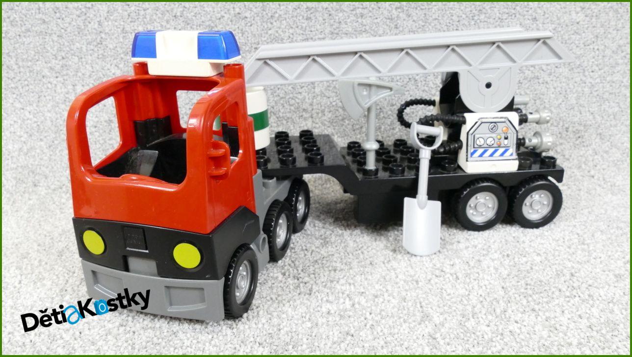 Lego® Duplo® Hasičské Auto se Žebříkem a Majáčkem