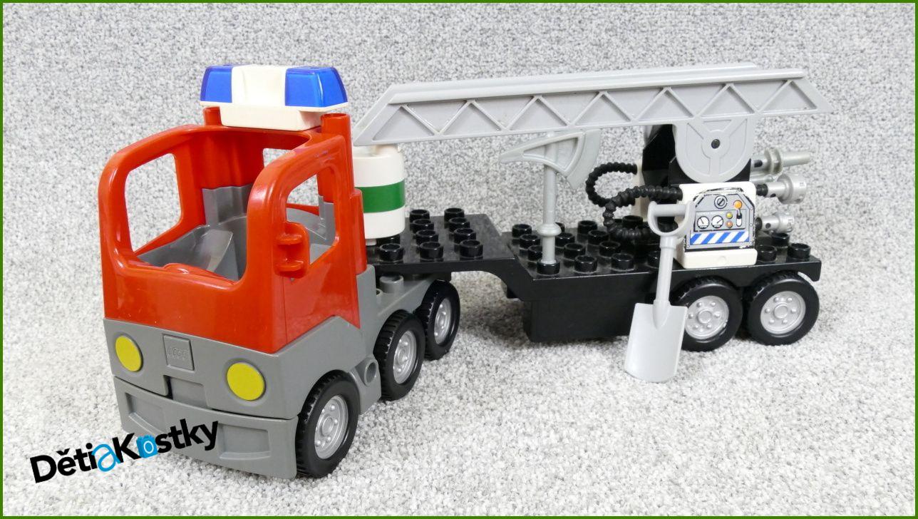 Lego® Duplo® Hasičské Auto se Žebříkem a Majáčkem