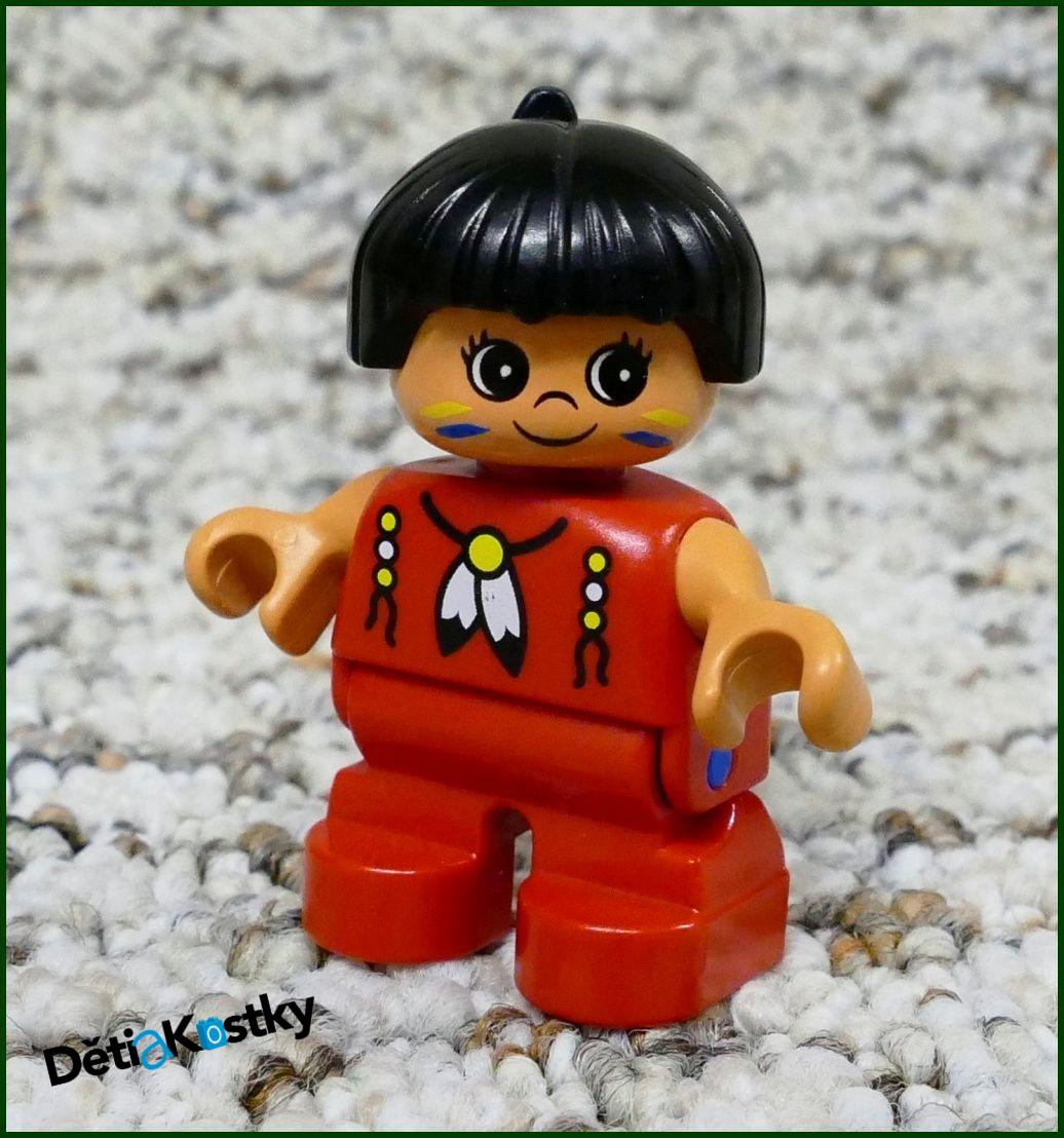Lego® Duplo® Figurka Dítě Indián Červený