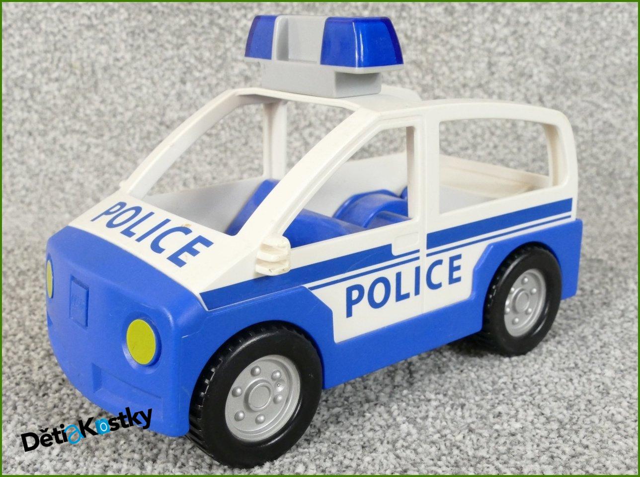 Lego® Duplo® Policejní Dodávka Bílo/Modrá - Modrý Nápis