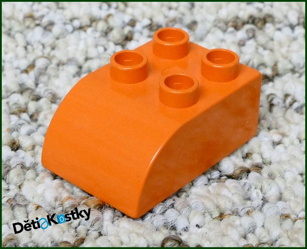 Lego® Duplo® Kostka 2x3 Zkosená Lososová