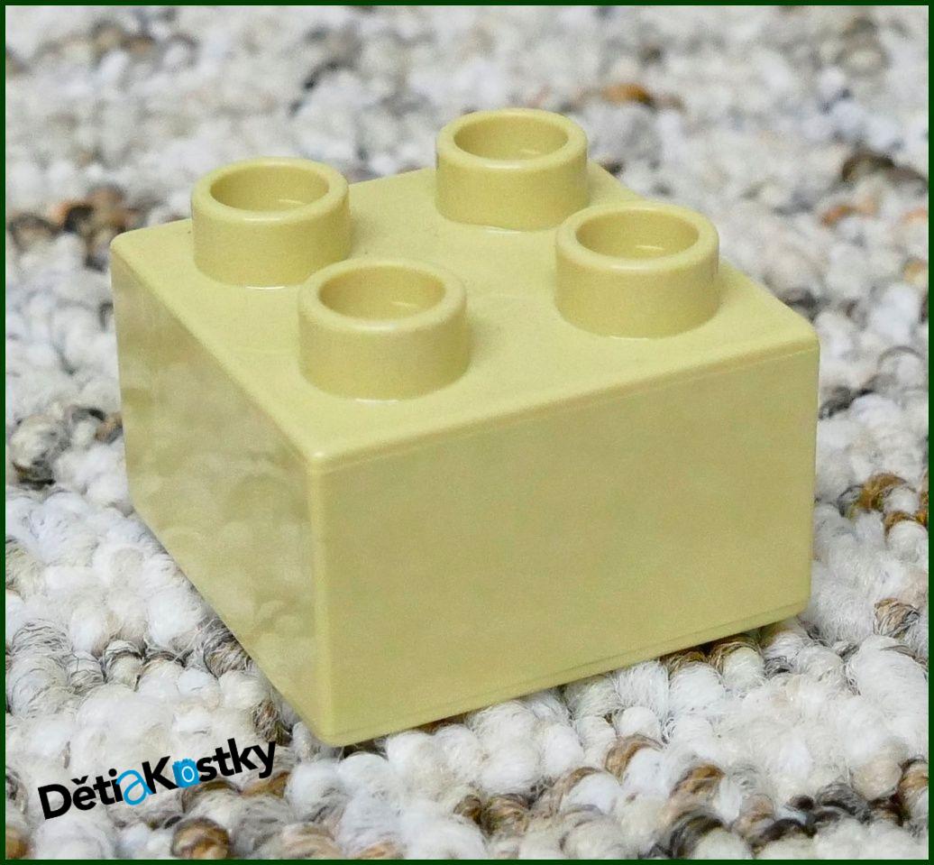 Lego® Duplo® Kostka 2x2 Béžová