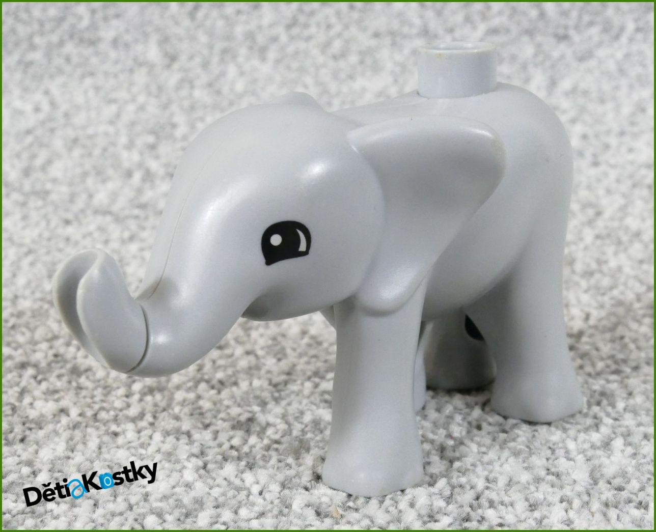 Lego® Duplo® Slůně Malé Světle Šedé